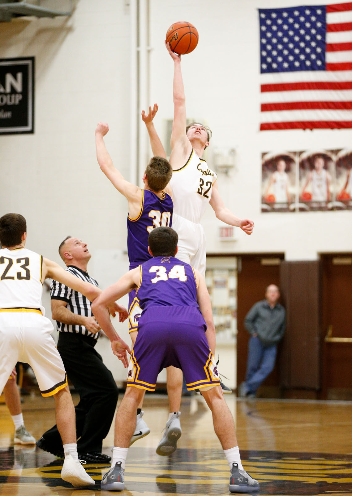 Capital boys tipoff